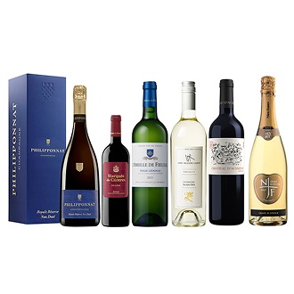 高級シャンパン入り！厳選ワイン6本セット