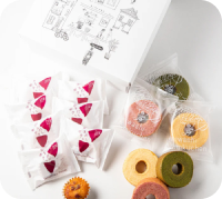 釜だしポテト8個とバームクーヘン6個入りBOX