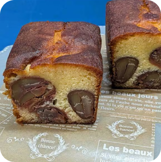 大粒和栗のパウンドケーキ