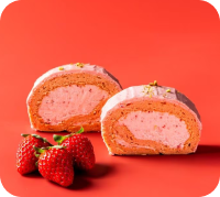 古都華いちごのロールケーキ