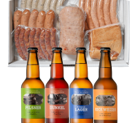 父の日ギフト：八ヶ岳ビールタッチダウン4種とソーセージ6種の豪華パーティーセット