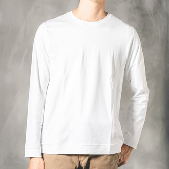 究極のコットン使用【大人のドレスTシャツ／長袖】スマートフィット