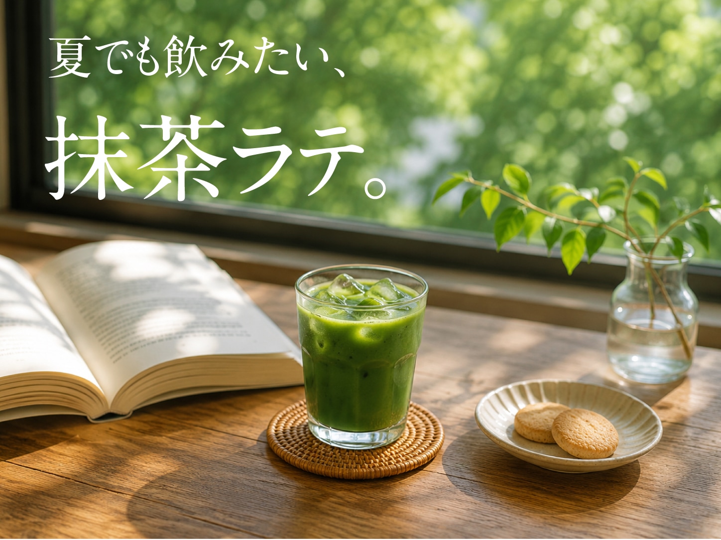 夏でも飲みたい抹茶ラテ