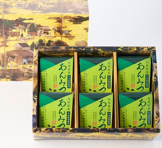 抹茶・ほうじ茶あんみつのお取り寄せ、通販ならつぼ市製茶