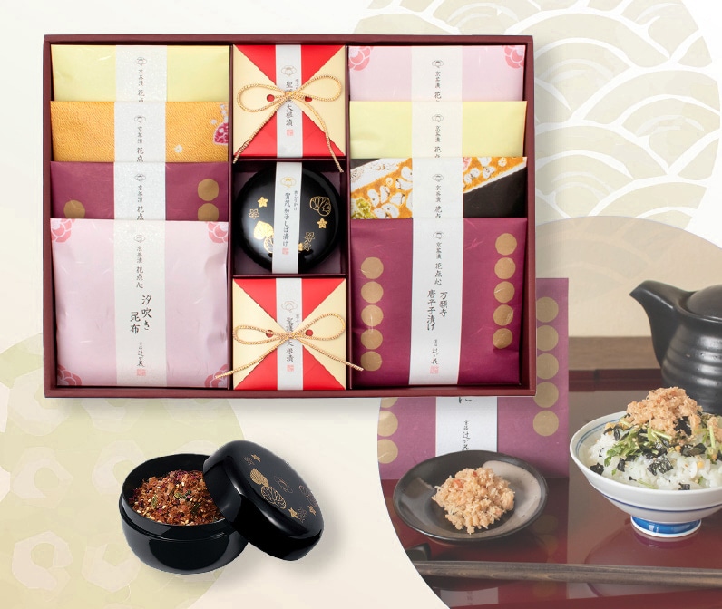 京茶漬とちりめん山椒のセット
