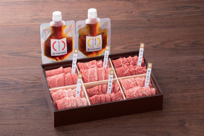 写真：【赤城和牛赤身・霜降り食べ比べ焼肉】