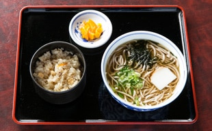 温そば定食