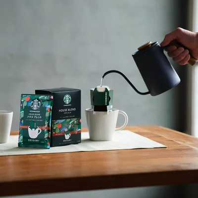 スターバックス ドリップコーヒー ギフト オリガミ 使用シーン