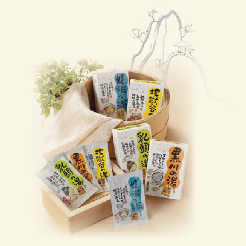 薬用入浴剤 12種類の温泉を再現 自宅で温泉気分