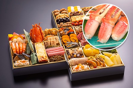 「博多」と、ボイルズワイガニ 800gのセット