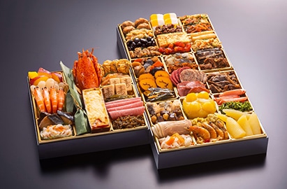 44品も詰め込まれたおせち