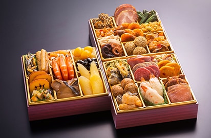 32品も詰め込まれたおせち