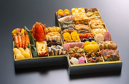 44品も詰め込まれたおせち