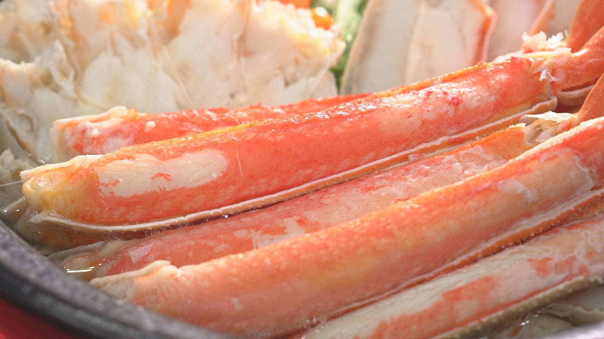 800gと上品な量で、味は抜群のカニを召し上がれ！"