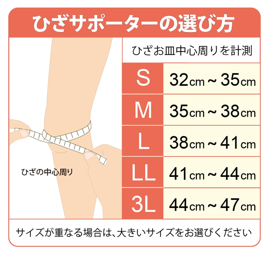 ひざサポーターの選び方