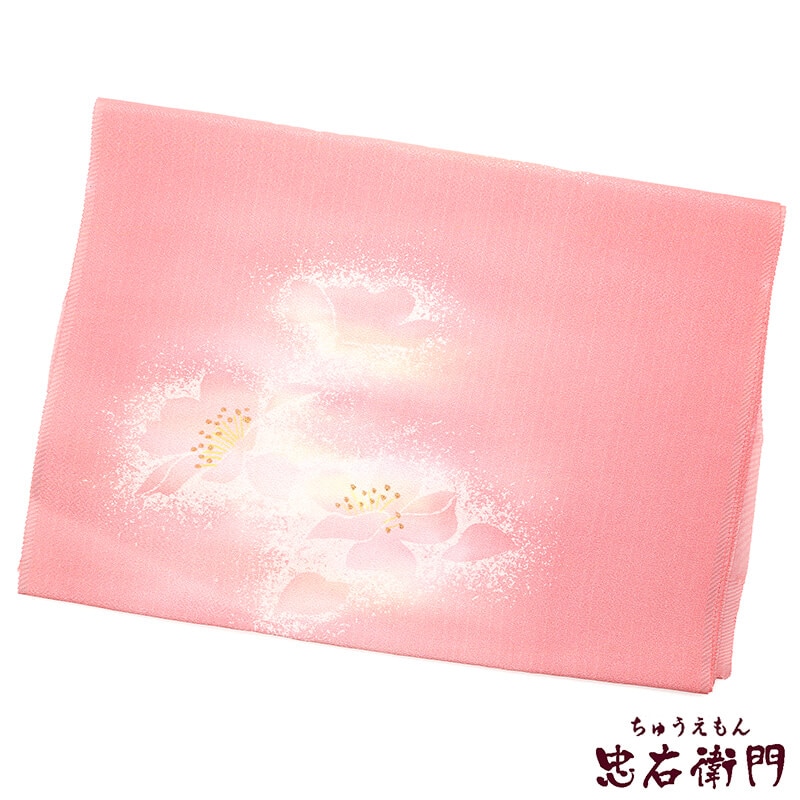 ✨帯✨正絹 プラチナ入  ピンク