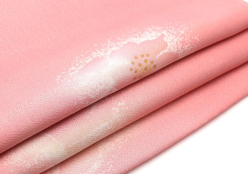 帯揚げ 正絹 正絹帯揚 和装小物 レディース 女性 ピンク 桜 【新品 