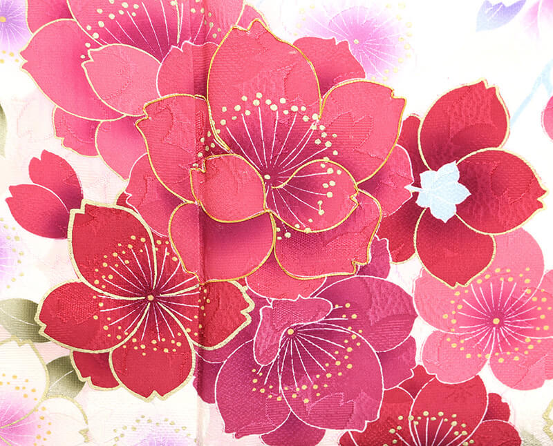 期間限定 Off 9 1迄 中古 振袖 レディース 正絹 ホワイト ピンク お花 かわいい 裄66 袖丈106 貸衣装処分品 送料無料 あす楽対応 着物 振袖 婚礼衣装 忠右衛門 リサイクル着物専門店