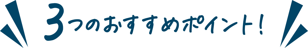 3つのポイント