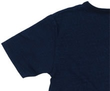 652531 No.7 YARN-DYED INDIGO T-SHIRT