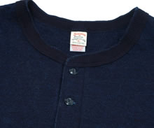 652531 No.7 YARN-DYED INDIGO T-SHIRT