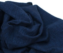 652531 No.7 YARN-DYED INDIGO T-SHIRT