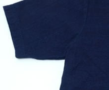 652532 No.16 YARN-DYED INDIGO T-SHIRT