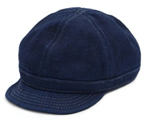 82A3-I INDIGO MECHANIC CAP