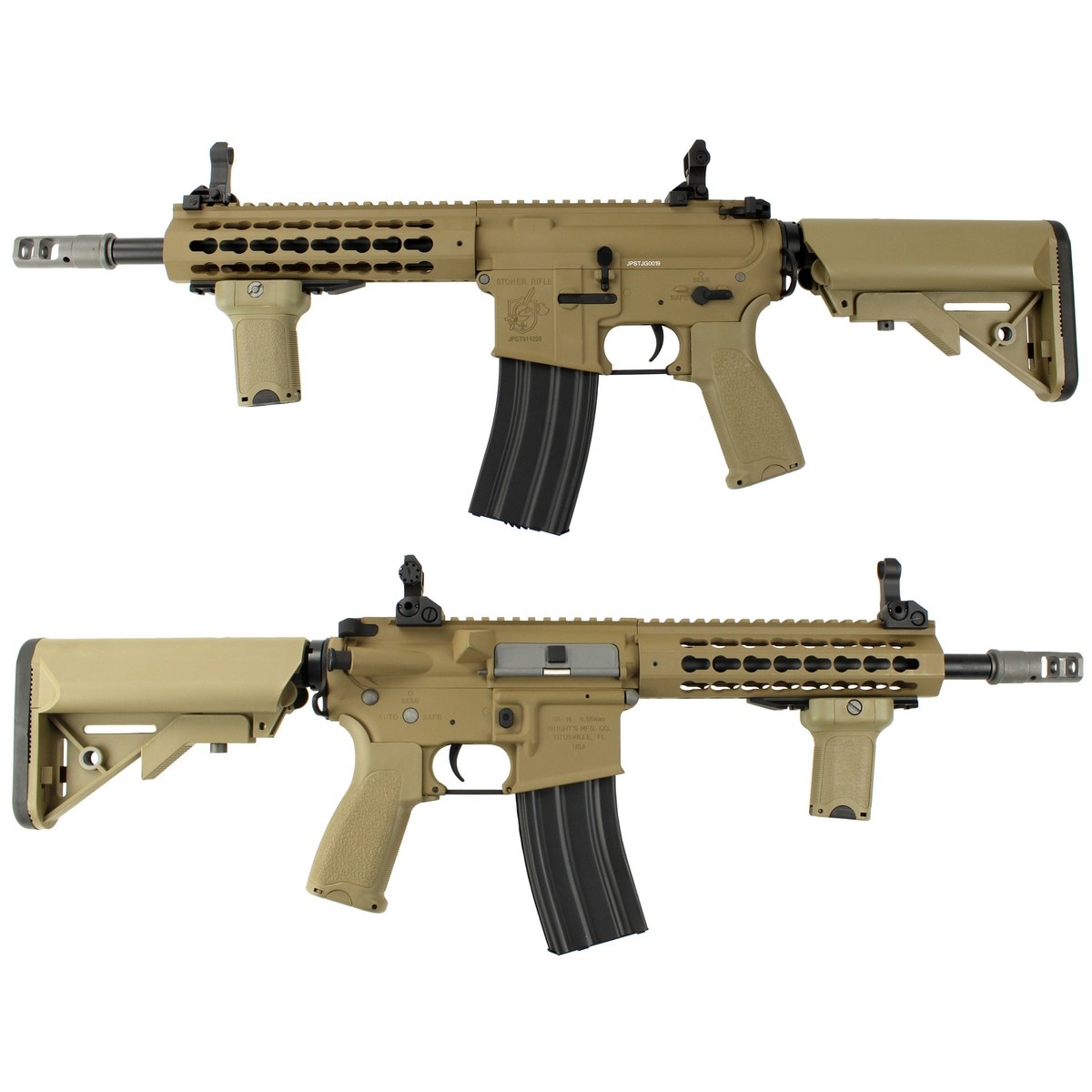 S&T M4 URX4 8inch KEYMOD フルメタルG3電動ガン（電子トリガーシステム搭載）(BK/TAN 2色あり)【180日間安心保証つき】