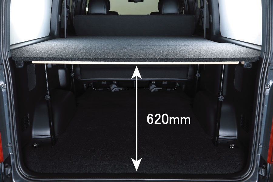 ハイエース　ベッドフレーム　高さ調節3段車中泊
