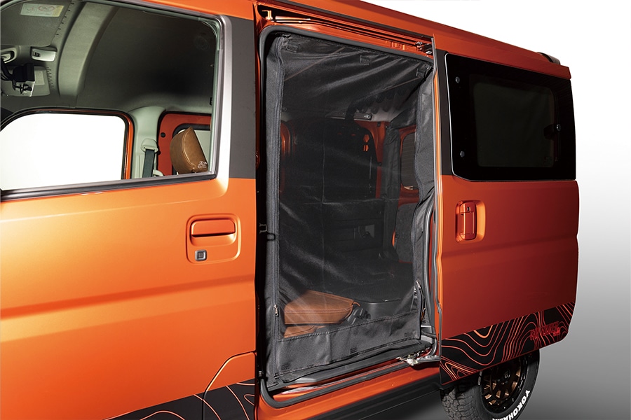 ダイハツ　アトレー　S700　 ユーアイビークル　リアハッチ用防虫ネット　網戸 ユーアイビークル(UI-Vehicle) 防虫ネット リア1面 アトレー S700系