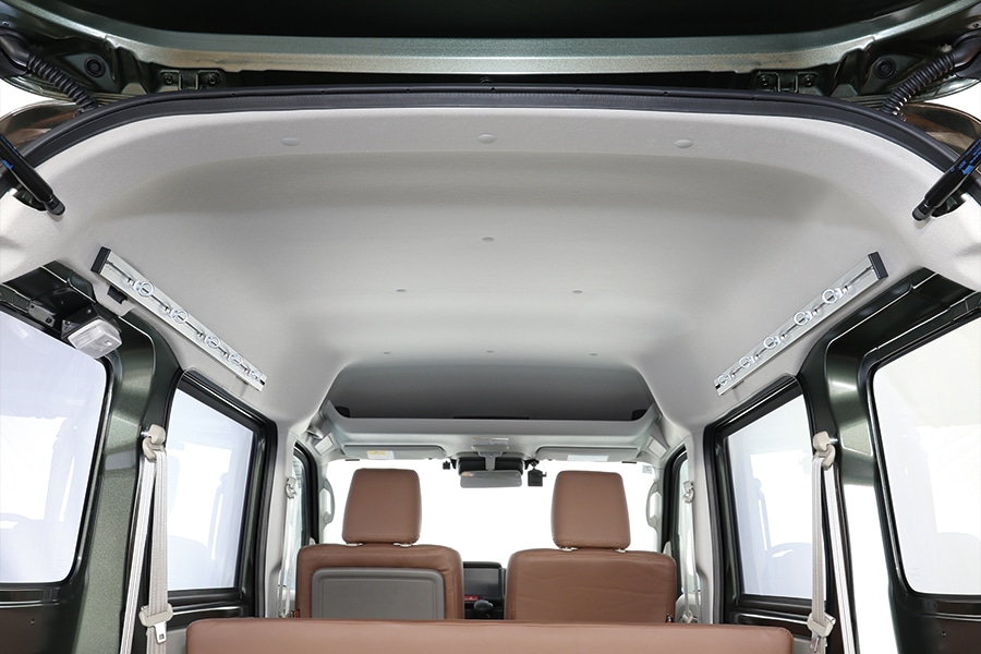 DA17系 エブリイ ワゴン<br>アルミスライドバー専用ロッドホルダー DA17系 エブリイ ワゴン<br>アルミスライドバー専用ロッドホルダー