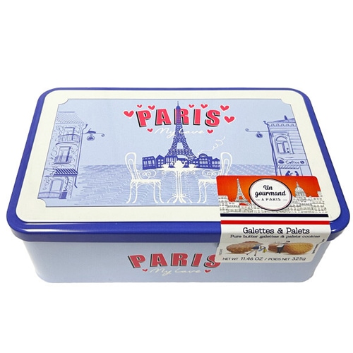 フランス産焼き菓子・アングルマンパリ・パレット・ガレット缶は母の日ギフト、プチギフトにおすすめ。