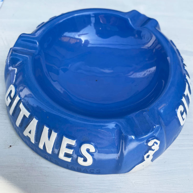 GITANESジタン灰皿1960年代ロンシャンコラボ・パリ蚤の市通販 