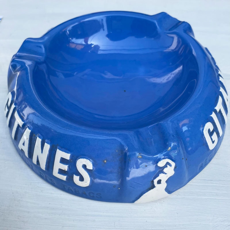 GITANESジタン灰皿1960年代ロンシャンコラボ・パリ蚤の市通販 ...