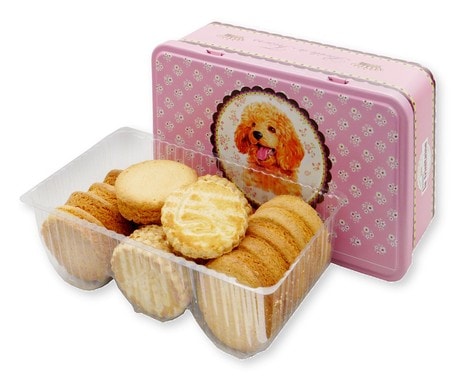 かわいい犬の缶入りクッキー通販。ラトリニテーヌ・フランス輸入菓子。フランス雑貨ラメゾンドレイル