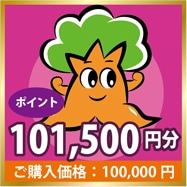 101500円分