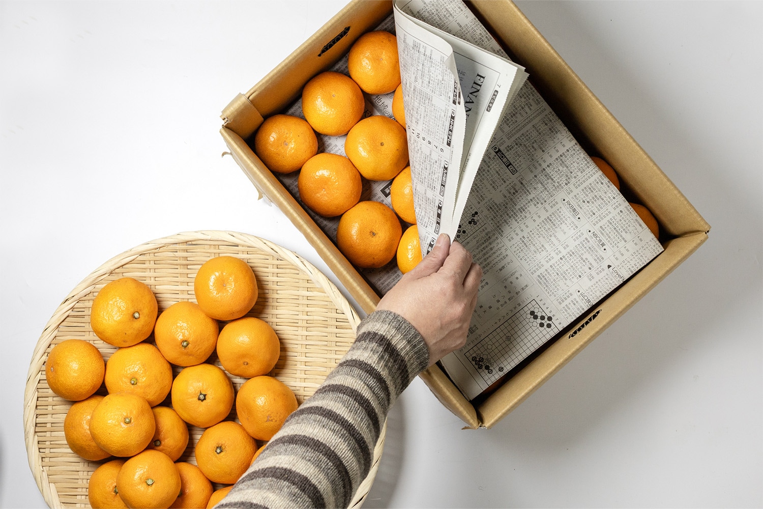 年末にお役立ち！箱で買ったミカンの保存方法