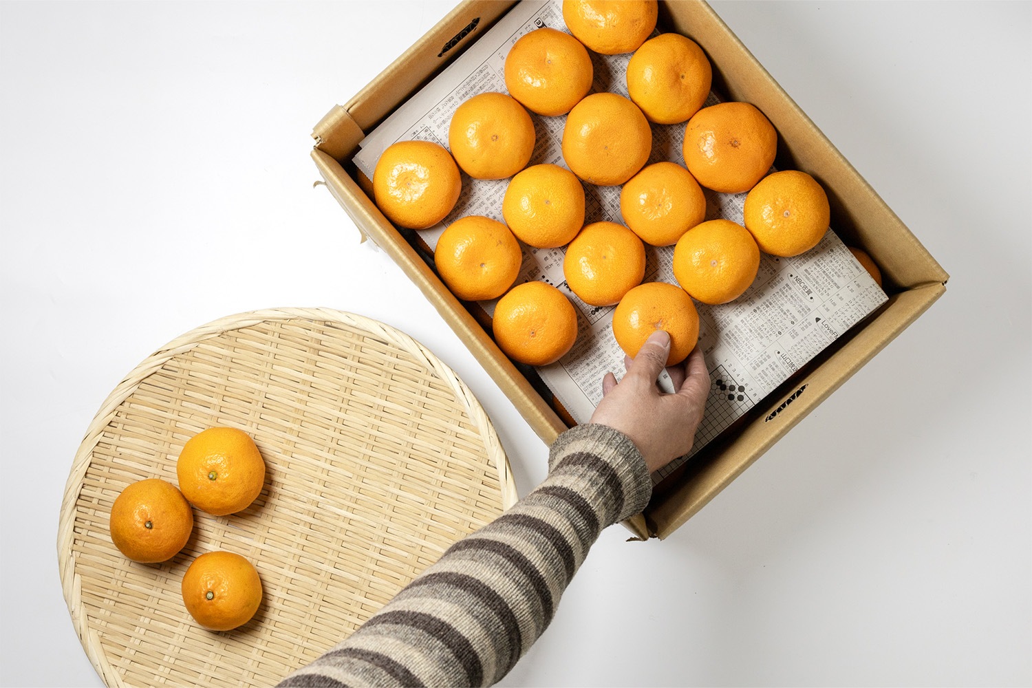 年末にお役立ち！箱で買ったミカンの保存方法
