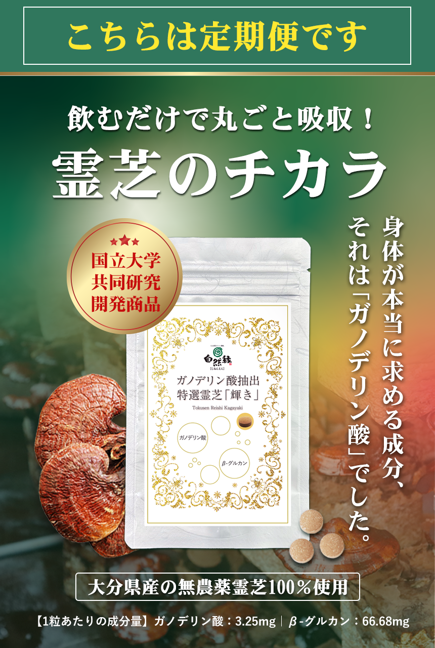 霊芝の自然縁｜25年のまれ続ける無農薬国産霊芝