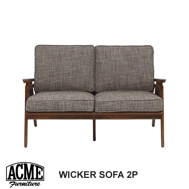 ACME Furniture ե˥㡼 WICKER SOFA 2P  å ե 2ͳݤ /ե˥㡼/ACME/ե/ե/ơ/ӥơ/2ͳݤ/ե֥å//졼/ 