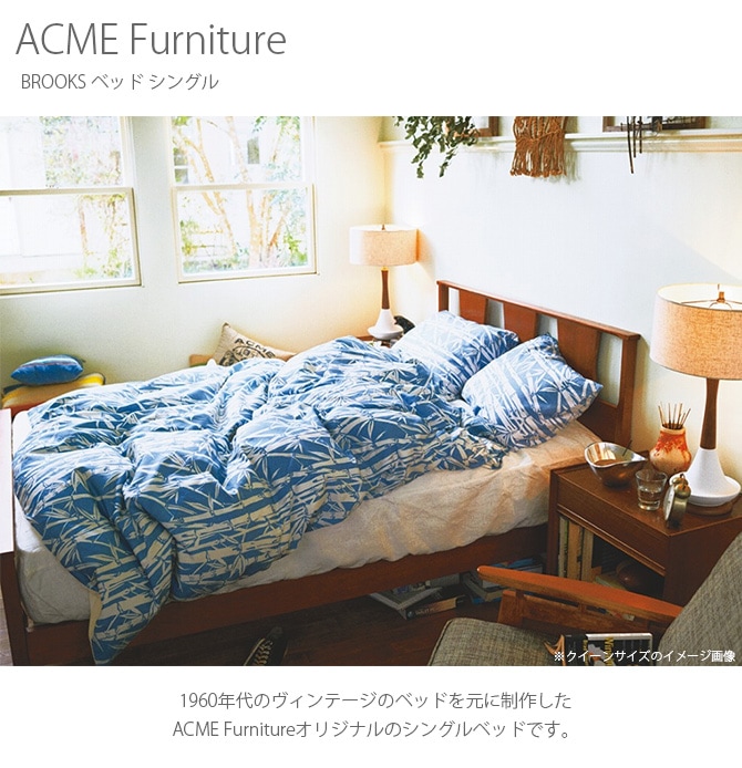 ACME Furniture ե˥㡼 BROOKS ٥å 󥰥  ٥åɥե졼 󥰥 ٥å ե졼  ̵ ʥ ŷ ơ ץ  