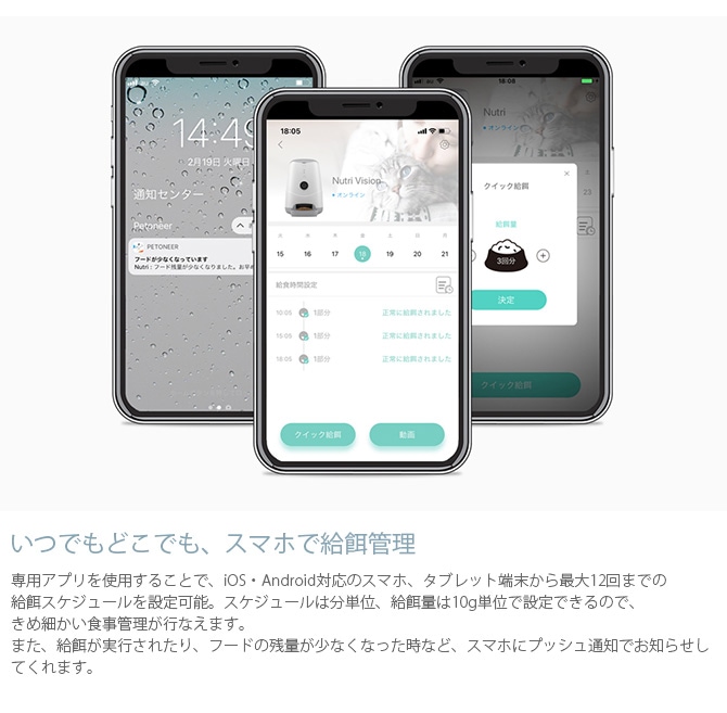 PETONEER ペットニア Nutri Vison ニュートリビジョン 見守り