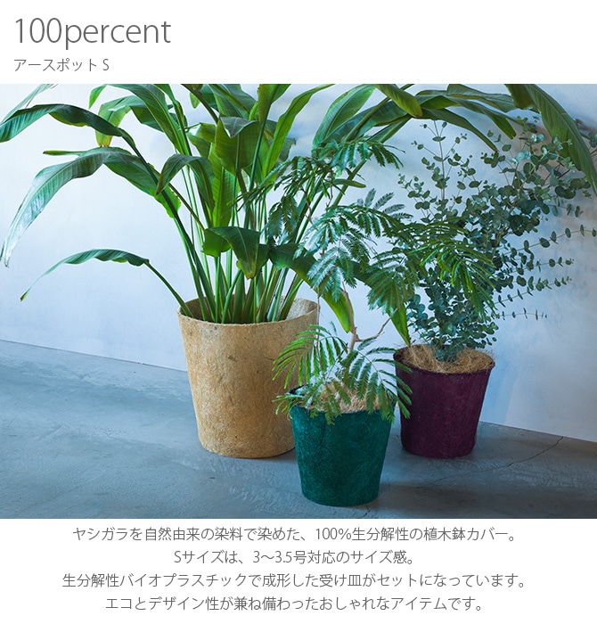 100percent 100ѡ Earth Pot ݥå S 
