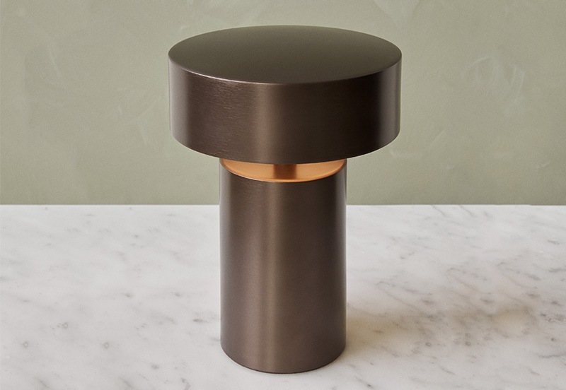 MENU Column Table Lamp Bronze LED  