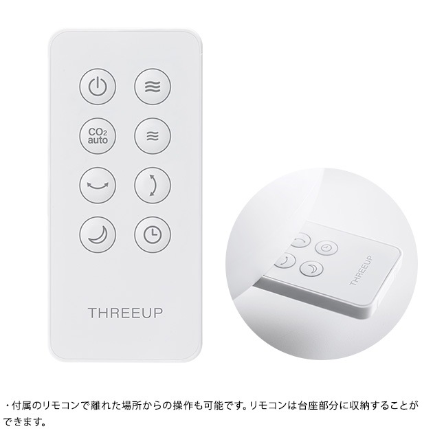 THREEUP スリーアップ 密感知センサー CO2エアサーキュレーション