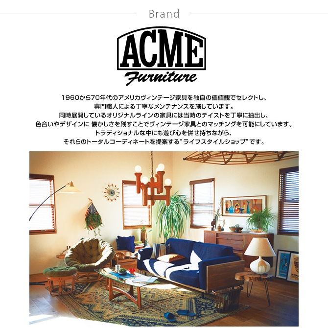 ACME Furniture ե˥㡼 BRENTWOOD ֥ȥå 饰 45x70cm 