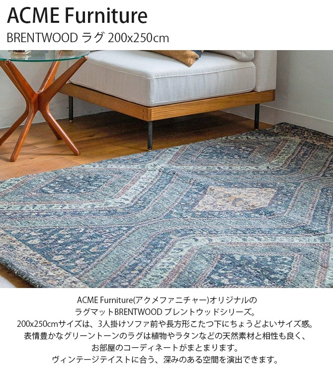 ACME Furniture ե˥㡼 BRENTWOOD ֥ȥå 饰 200x250cm 