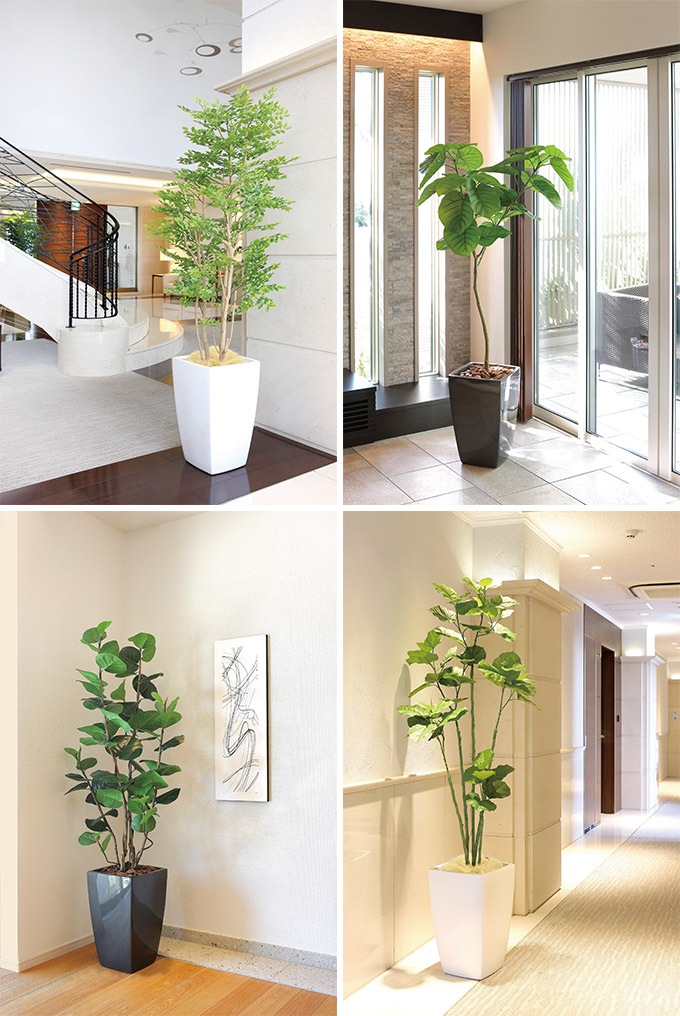 フェイクグリーン 鉢植え 大型 観葉植物 人工樹木 アーバンスタイル