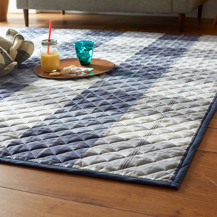 ACTUS アクタス キルトラグ　キルトケット　プレイマット Rug - ACTUS ACTUS アクタス キルトラグ キルトケット プレイマット